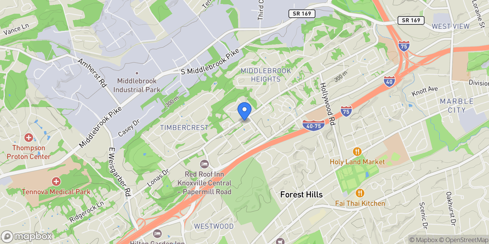 Map showing 4908 Lonas Drive , Knoxville, TN 37909, Knoxville, Tennessee, United States.