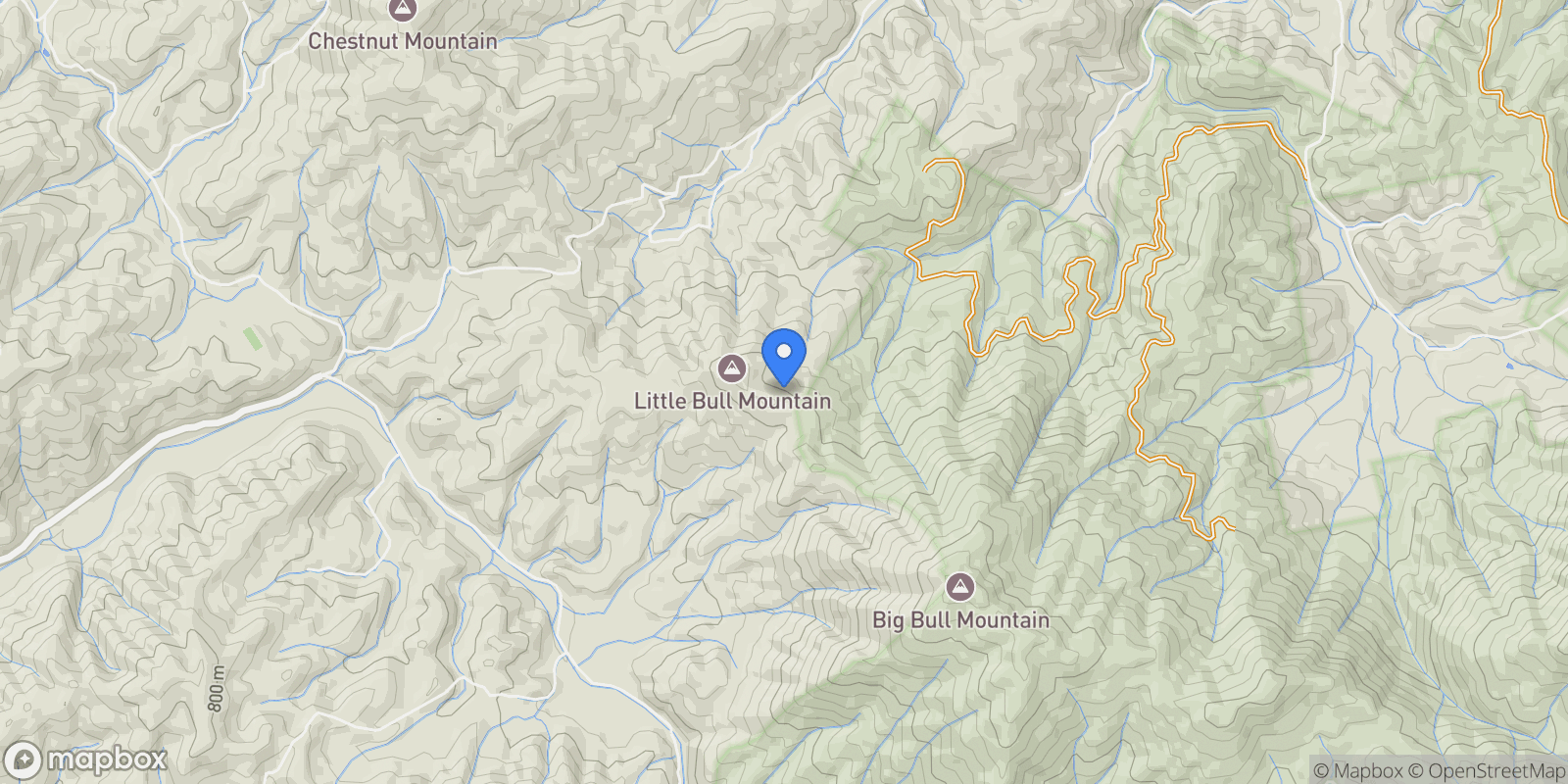 Map showing 1898 Kennedy Way , Del Rio, TN 37727, Del Rio, Tennessee, United States.