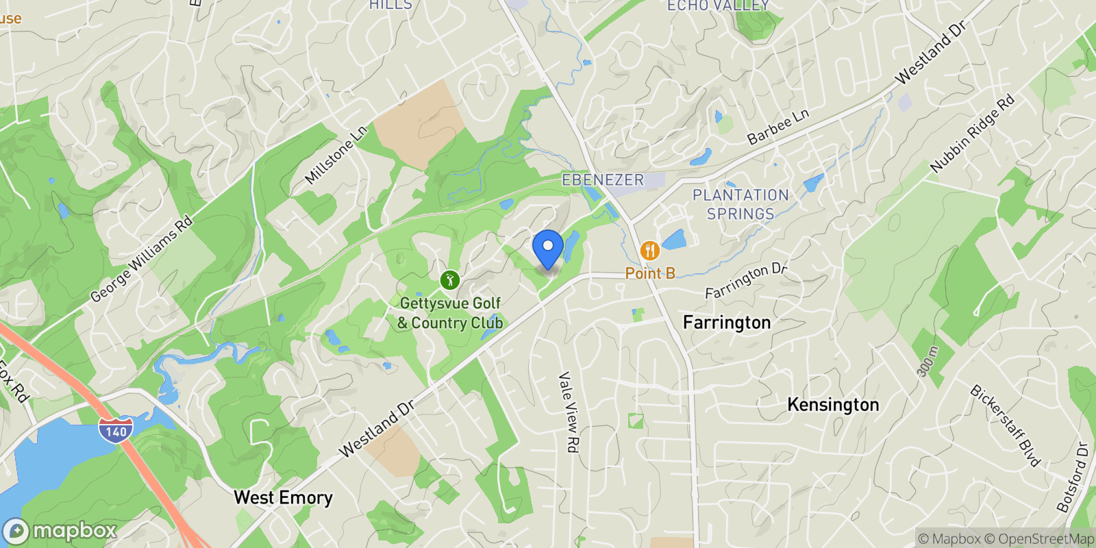 Map showing 1027 Shadow Brook Drive , Knoxville, TN 37922, Knoxville, Tennessee, United States.