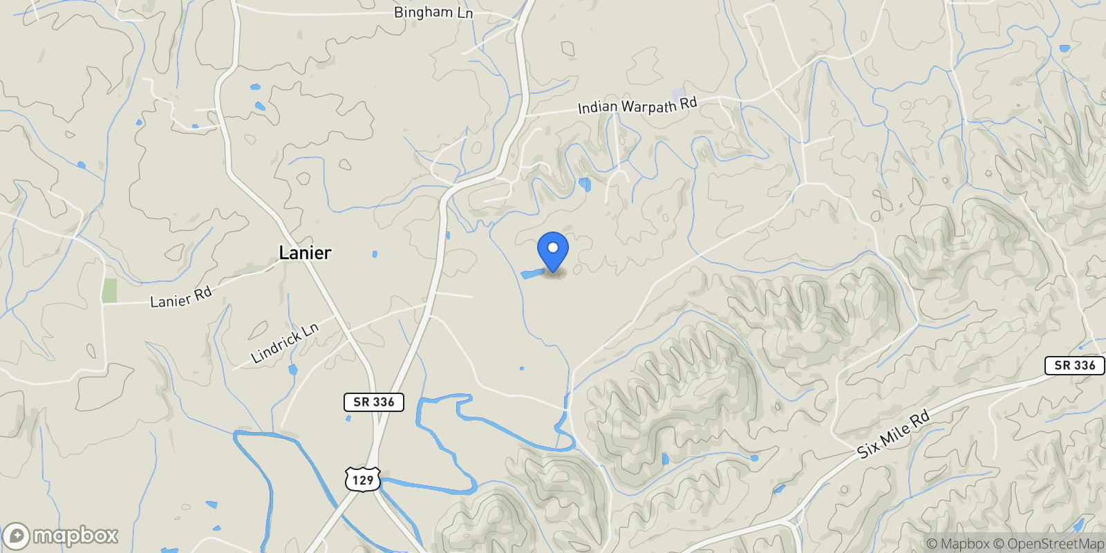 Map showing 2003 Reagan Mill Road , Maryville, TN 37803, Maryville, Tennessee, United States.