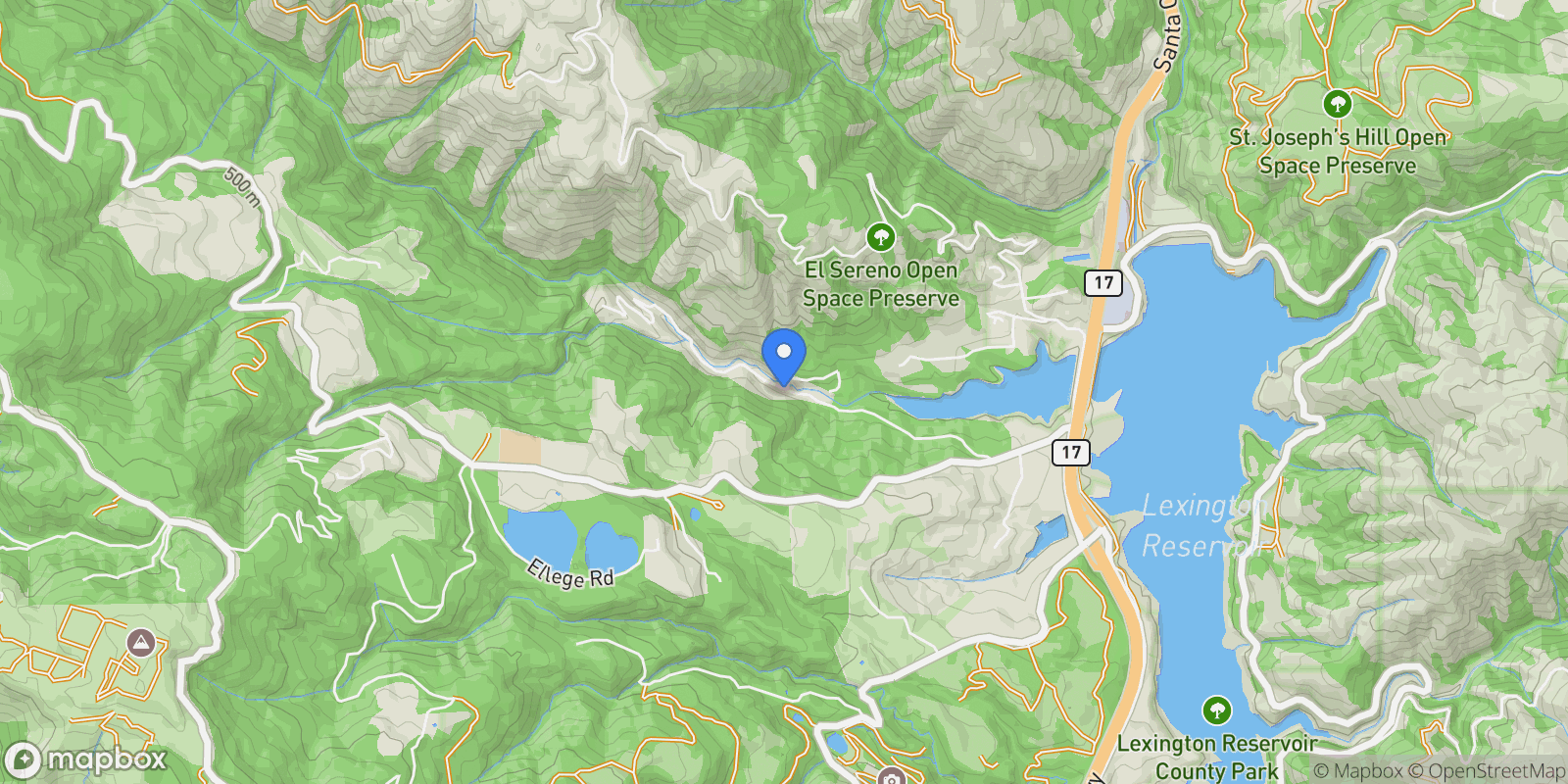 Map showing 19150 Beardsley Road , Los Gatos, CA 95033, Los Gatos, California, United States.