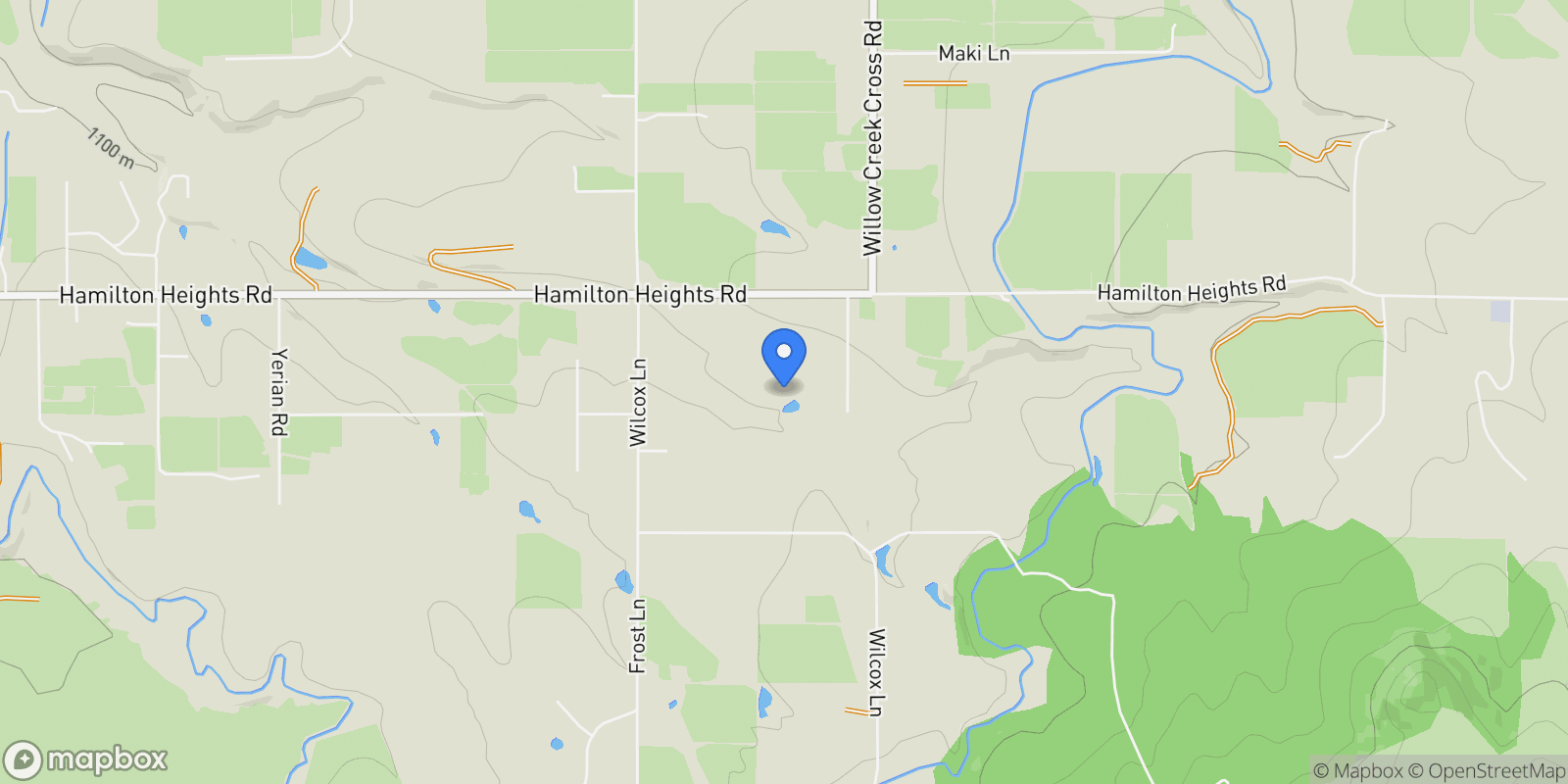 Map showing 859 Hamilton Heights Road, Corvallis, MT 59828, Corvallis, Montana, United States.