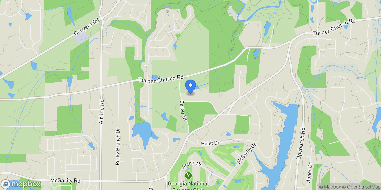 Map showing Locust Grove, Georgia, United States.