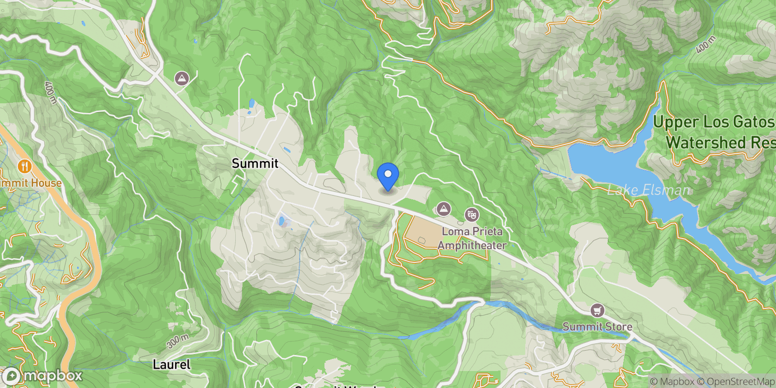 Map showing 23583 Summit Road , Los Gatos, CA 95033, Los Gatos, California, United States.