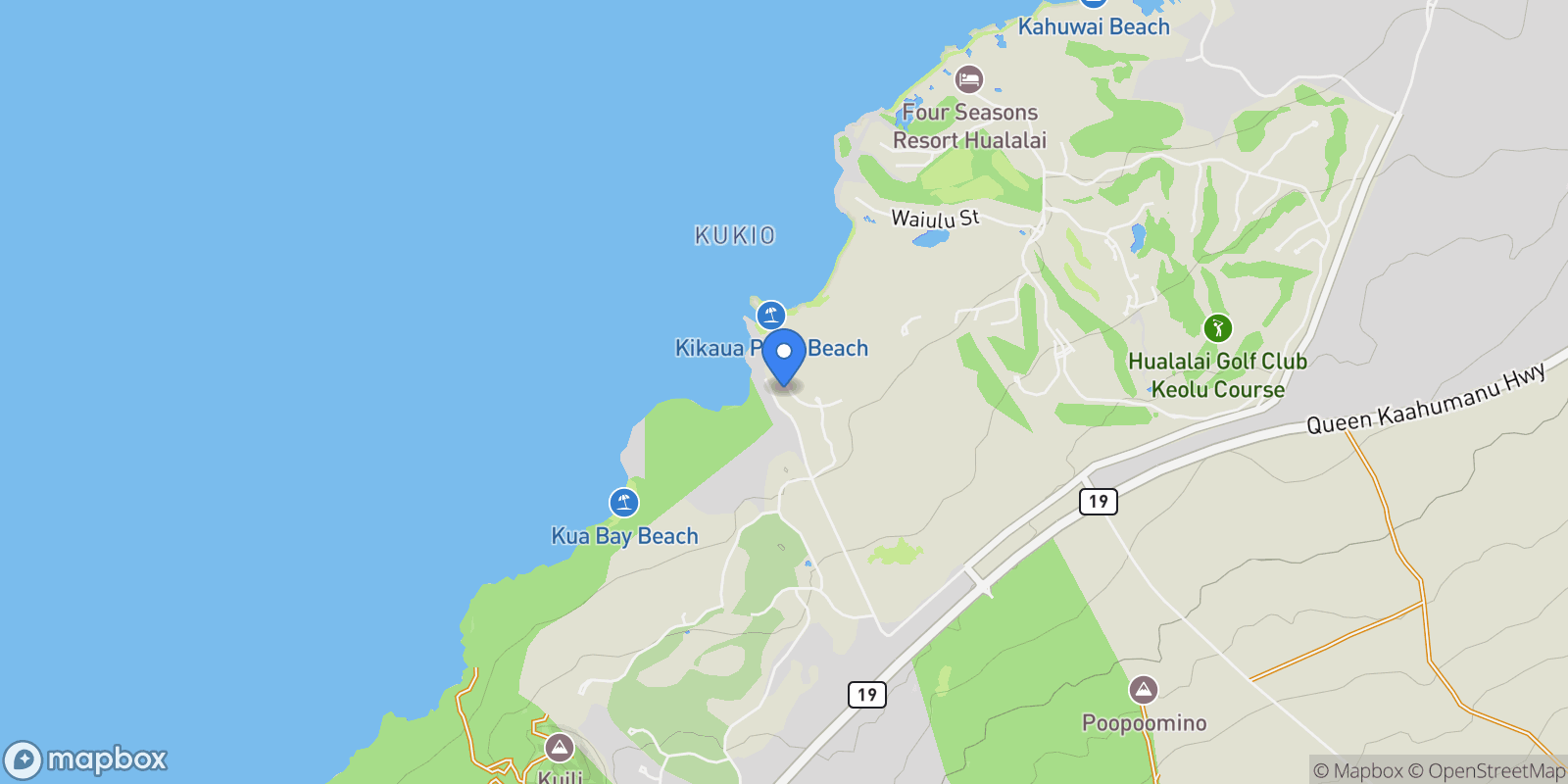 Map showing 72-3023 Kakapa Place , Kailua-Kona, HI 96740, Kailua-Kona, Hawaii, United States.