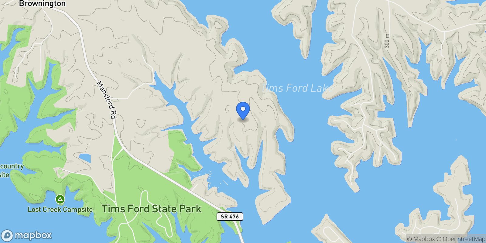 Map showing 2124 Boswell Rd, Estill Springs, Tennessee, United States.