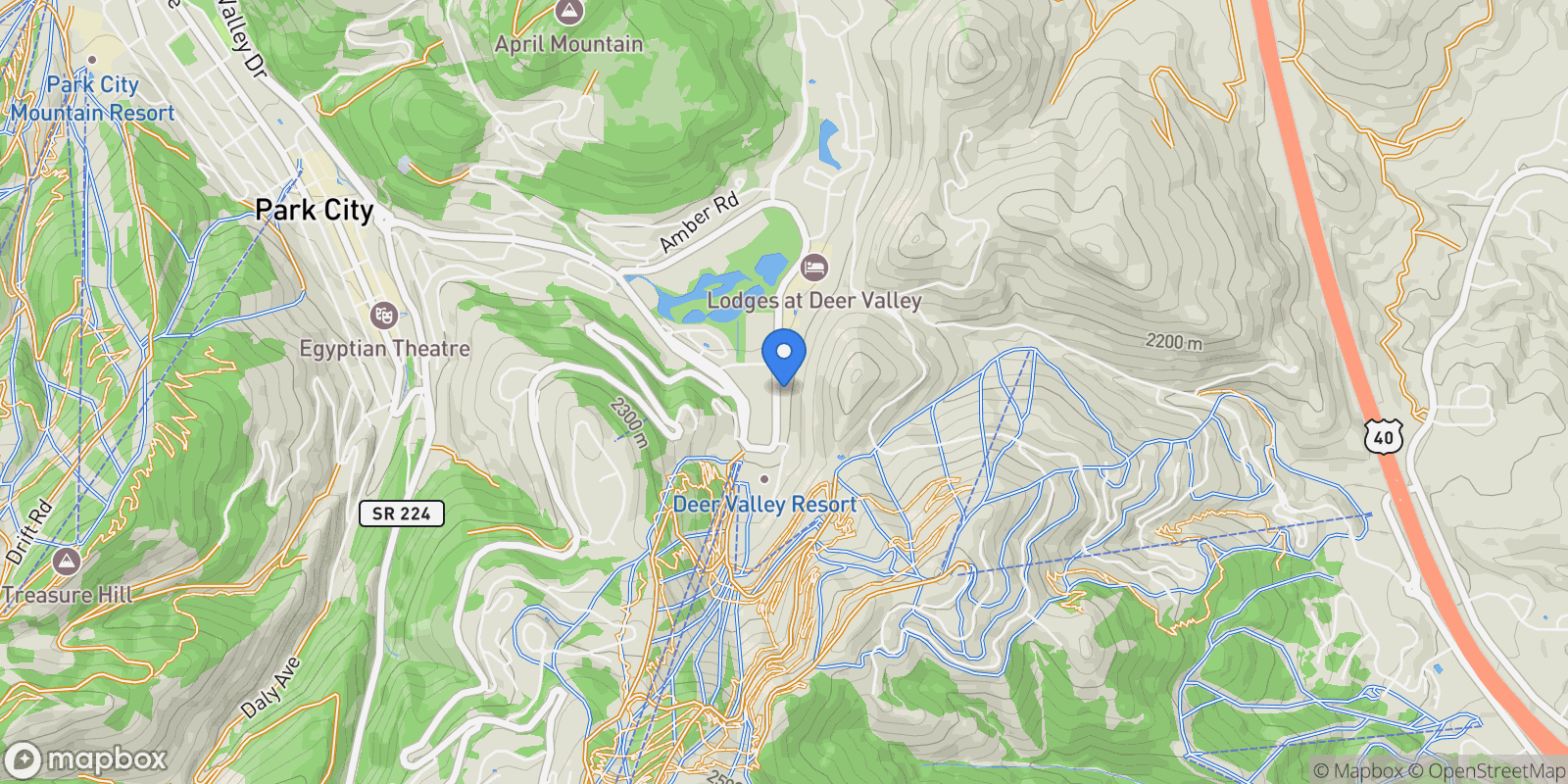 Map showing 2510 Deer Valley Drive #C21, Park City, UT 84060, Park City, Utah, United States.