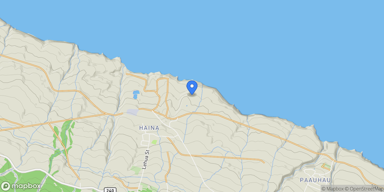 Map showing 45-3514 NANAINA KAI RD, Honokaa, HI 96727, Honokaa, HI, United States.