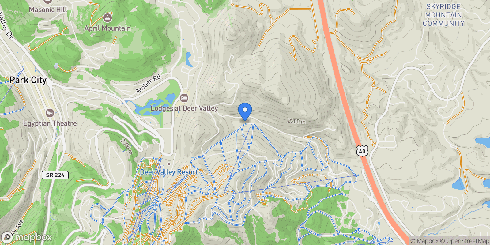 Map showing 3267 W DEER HOLLOW DR #3206, Deer Valley, UT 84060, Park City, Utah, United States.