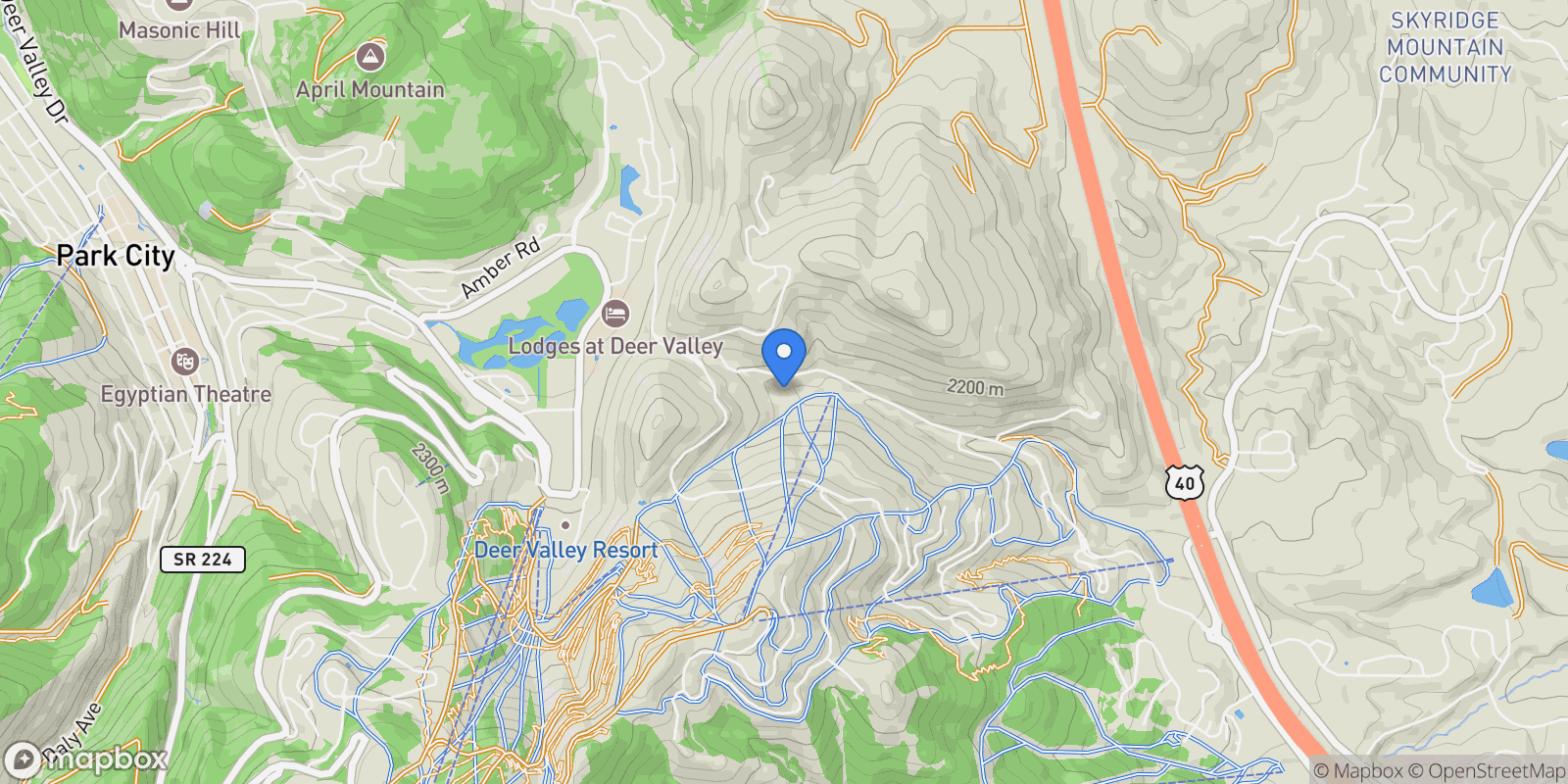 Map showing 3267 W Deer Hollow Road #3206, Park City, UT 84060, Park City, Utah, United States.