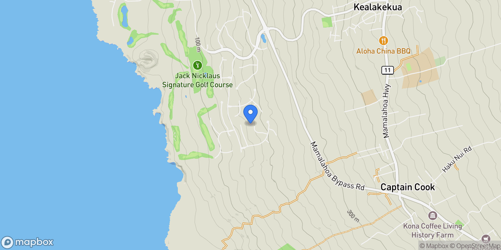 Map showing 81-6513 LAUPAI WAY, Kealakekua, HI 96750, Kealakekua, Hawaii, United States.