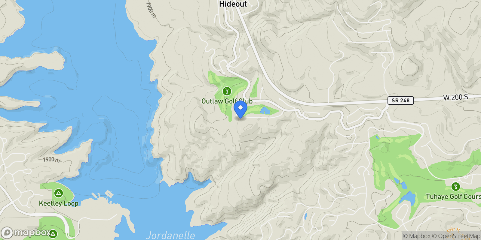 Map showing 1210 LASSO TRL, Hideout, UT 84036, Hideout, Utah, United States.