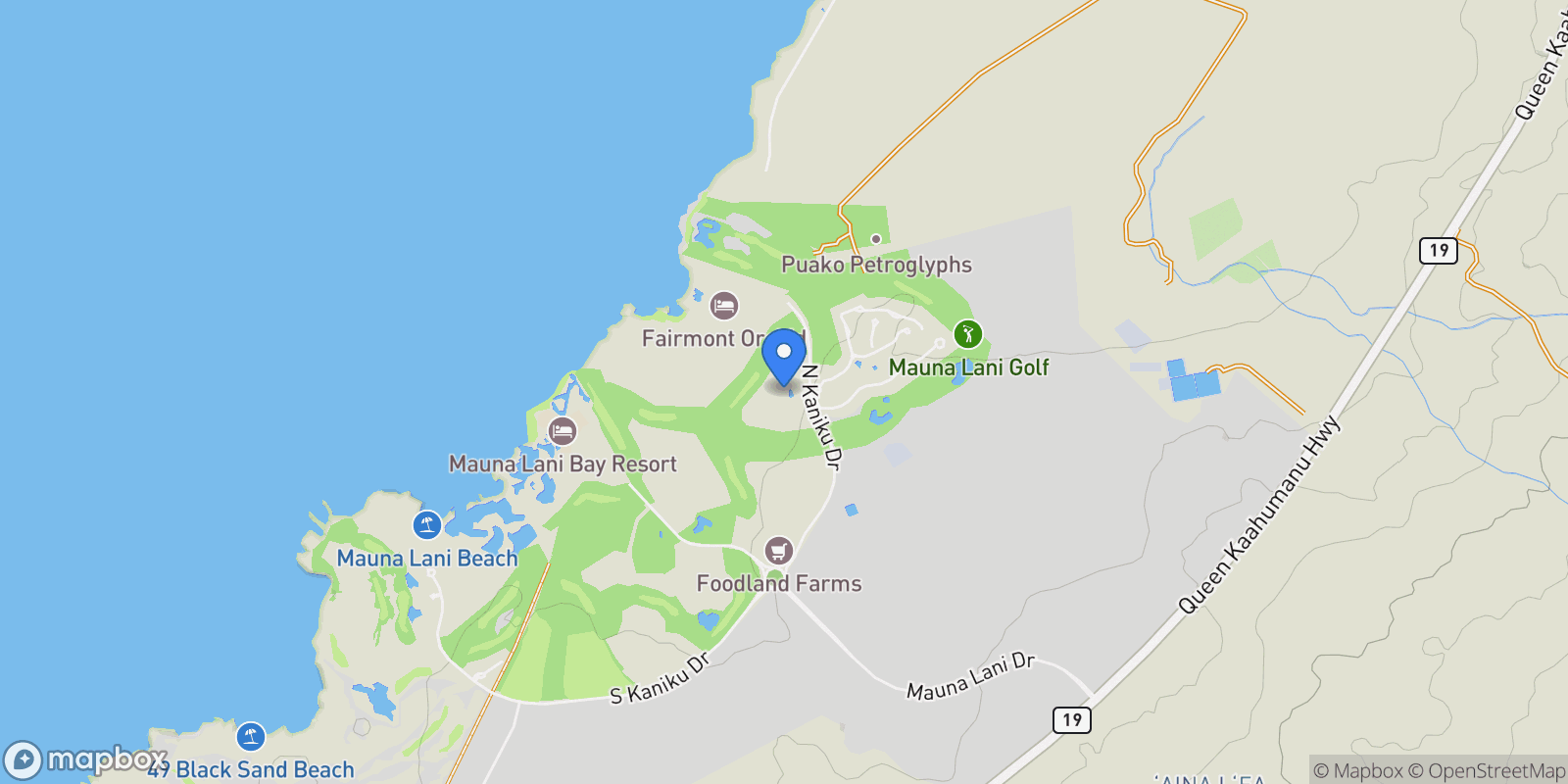 Map showing 68-1125 N KANIKU DR #2006, Kamuela, HI 96743, Waikoloa Beach Resort, Hawaii, United States.