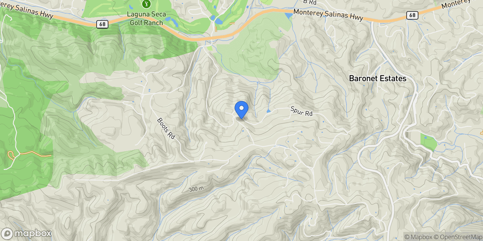Map showing 25611 Whip Road, Monterey, CA 93940, Monterey, California, United States.