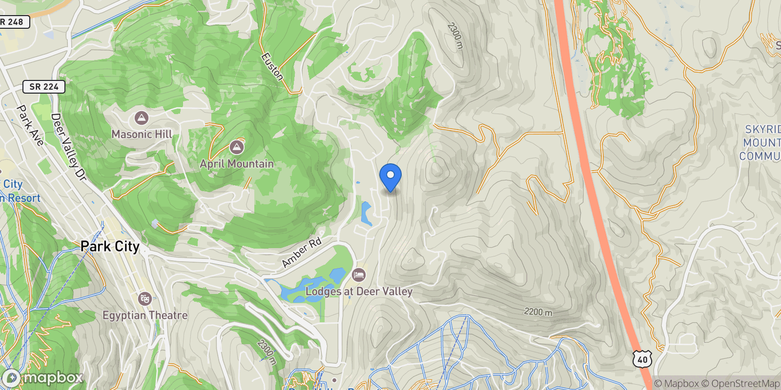 Map showing 2436 Nansen Court, Park City, UT 84060, Park City, Utah, United States.