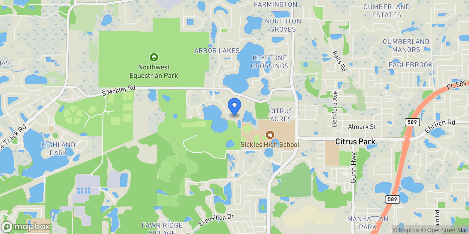 Map showing 9124 Tillinghast Drive, Tampa, FL 33626, Tampa, Florida, United States.