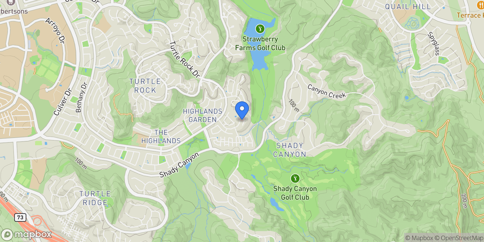 Map showing 16 Morning Glory, Irvine, California, United States.
