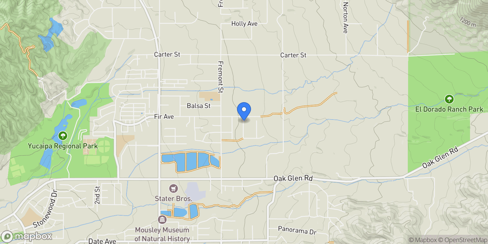 Map showing 10927 Deer Valley Road, Yucaipa, CA 92399, Yucaipa, California, United States.
