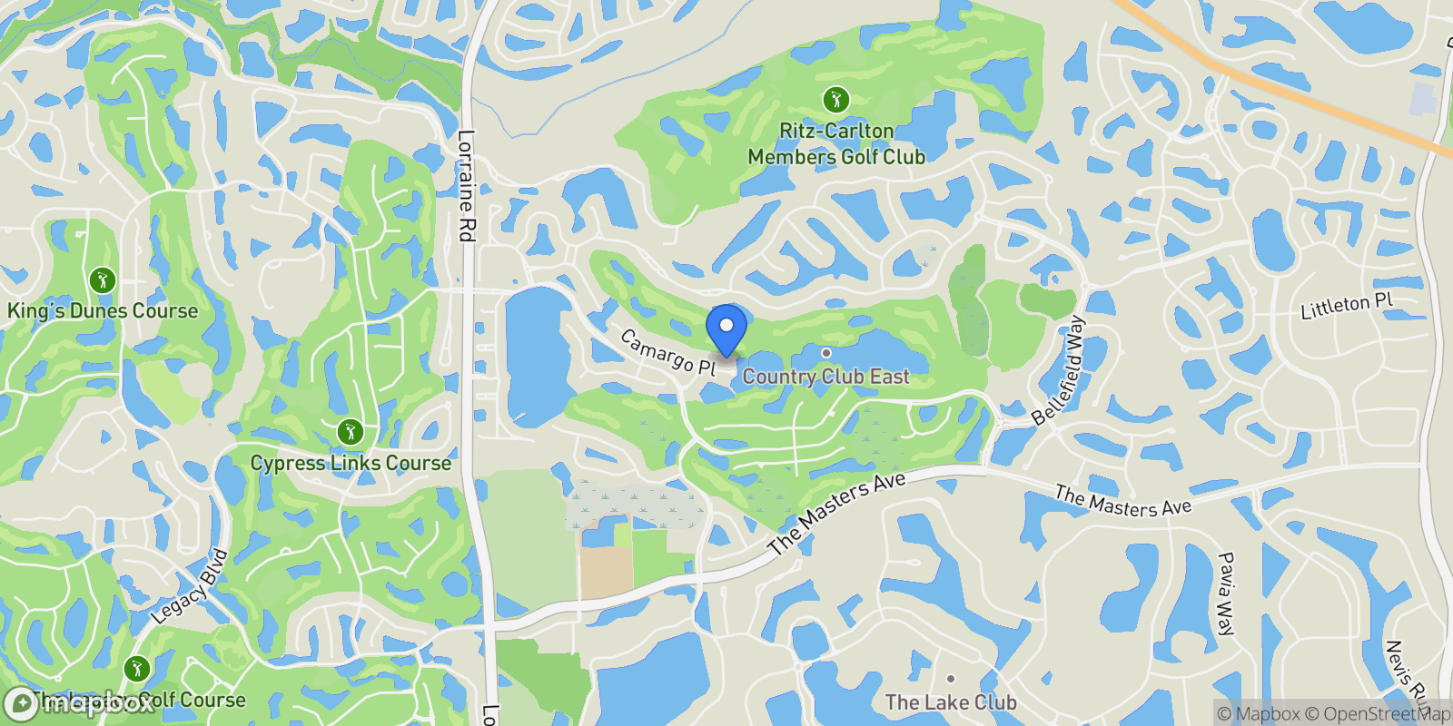 Map showing 15207 Camargo Place, #None, Lakewood Ranch, FL, 34202, USA, Bradenton, Florida, United States.