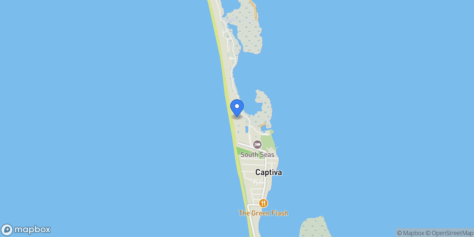 Map showing 2004 Gulf Beach Villas, #2004, Captiva, FL, 33924, USA, Captiva, Florida, United States.