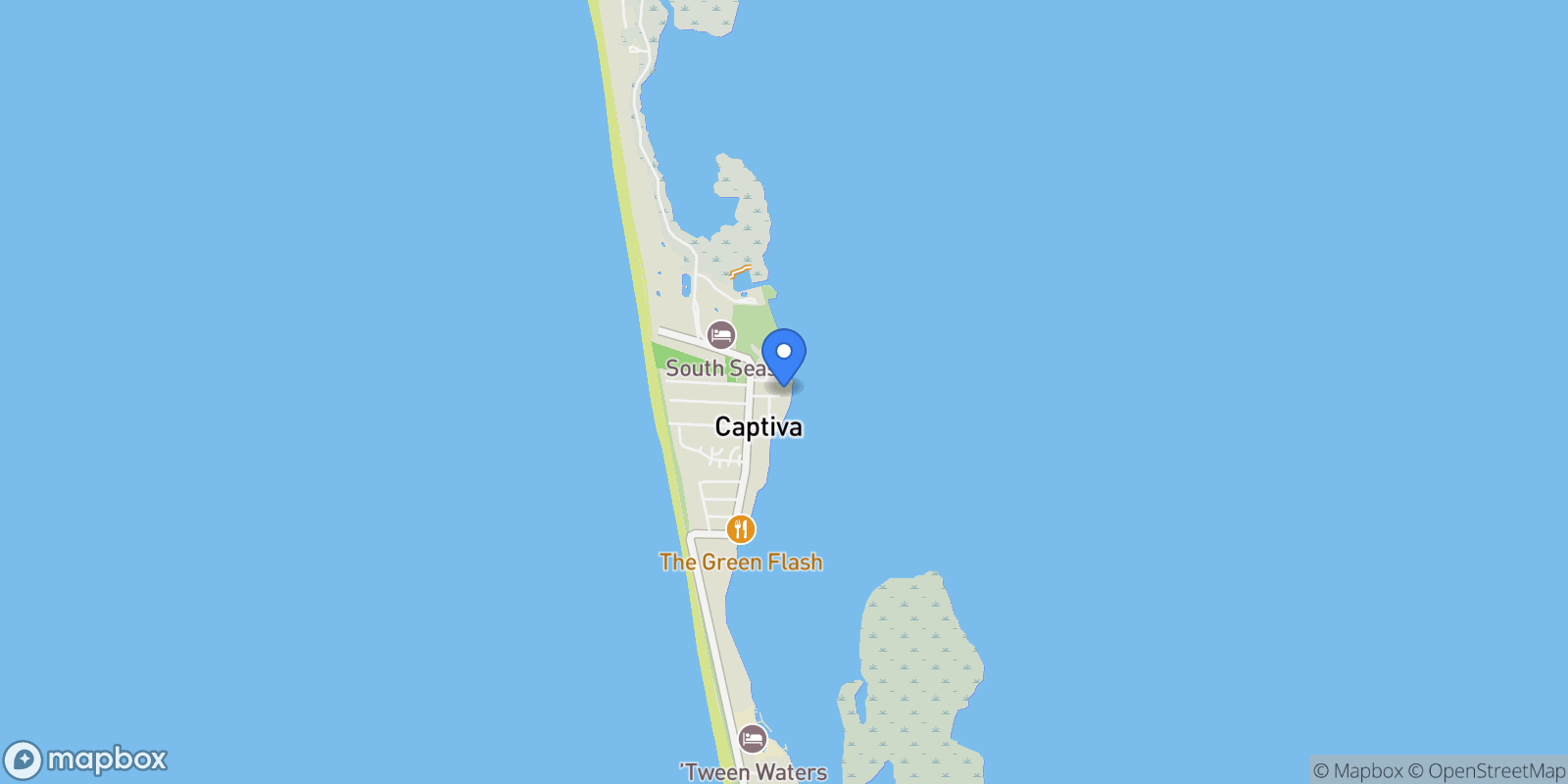 Map showing 11400 Old Lodge Lane, #1C, Captiva, FL, 33924, USA, Captiva, Florida, United States.