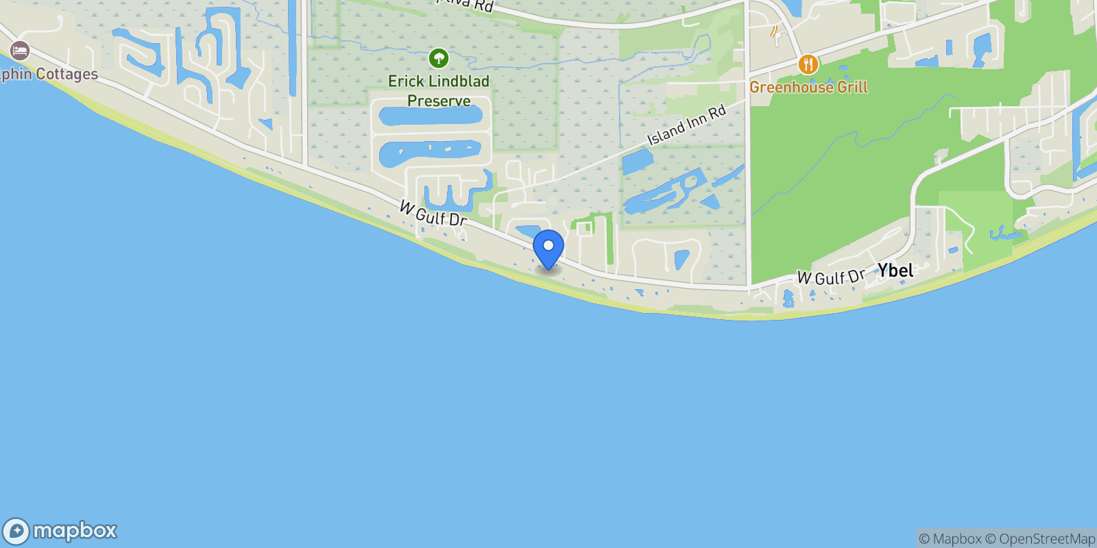 Map showing 2959 W Gulf Drive, #204, Sanibel, FL, 33957, USA, Sanibel, Florida, United States.