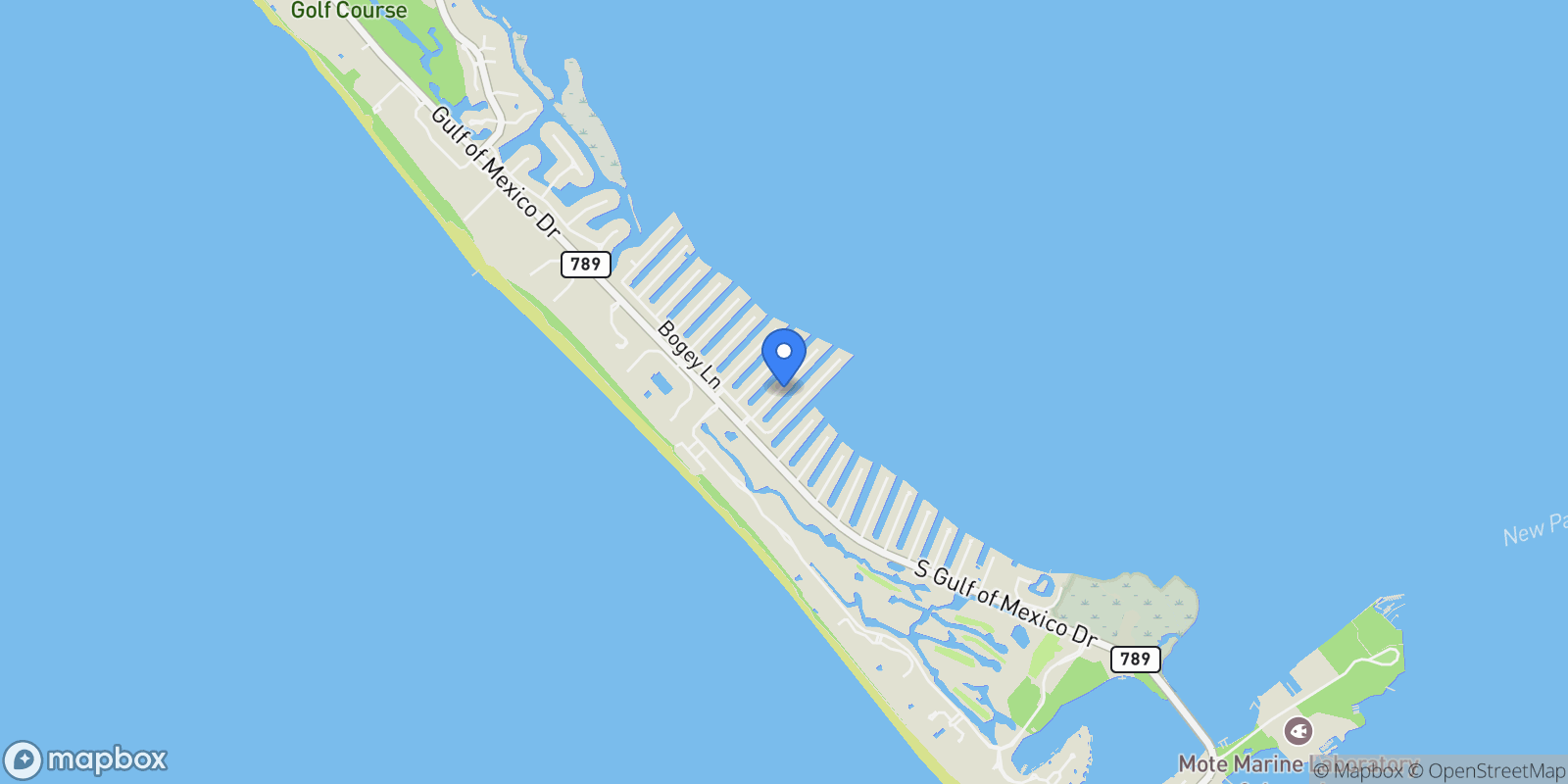 Map showing 562 Ranger Lane, #None, Longboat Key, FL, 34228, USA, Longboat Key, Florida, United States.