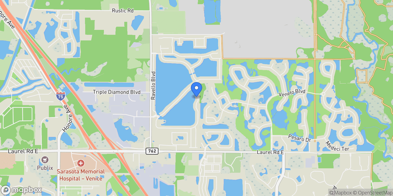 Map showing 340 Maraviya Boulevard, #None, Nokomis, FL, 34275, USA, Venice, Florida, United States.