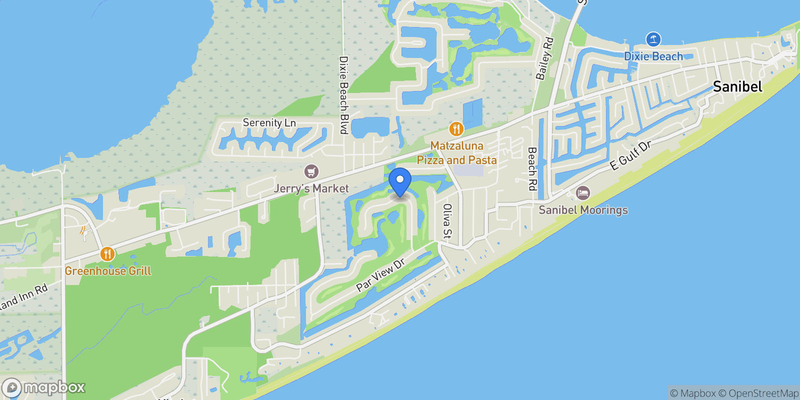 Map showing 785 Birdie View Point, #None, Sanibel, FL, 33957, USA, Sanibel, Florida, United States.