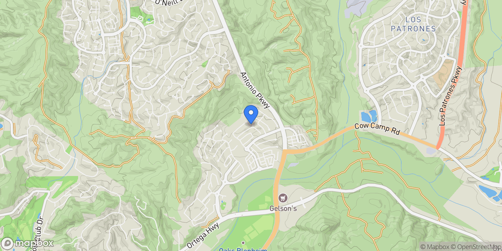 Map showing 33 Lucido Street, Rancho Mission Viejo, California, United States.
