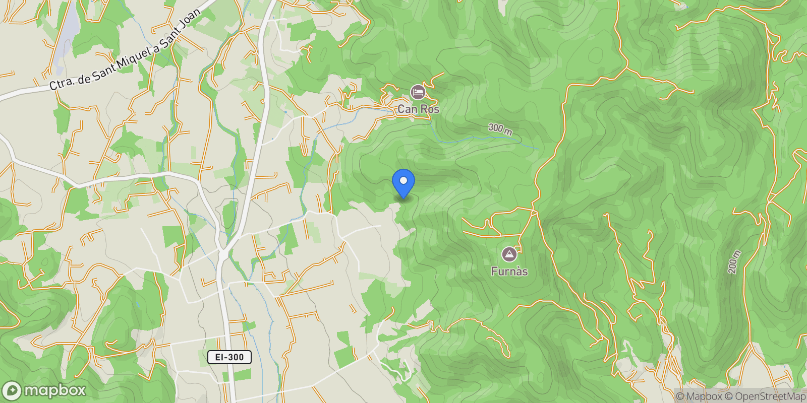 Map showing Sant Joan de Labritja, Balearic Islands, Spain.