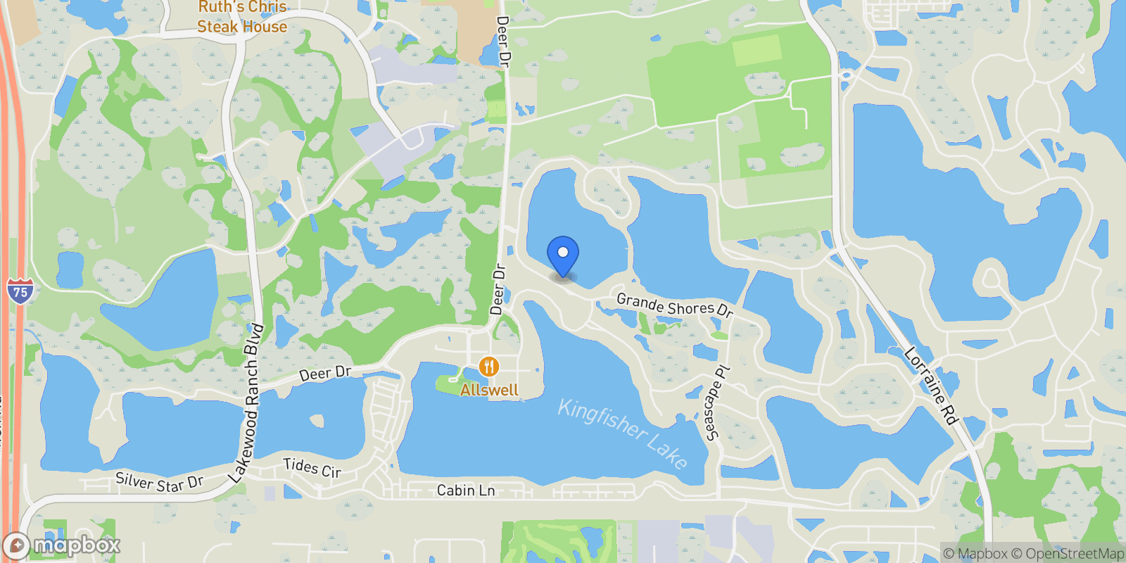 Map showing 7884 Grande Shores Drive, Sarasota, FL, 34240, USA, Sarasota, Florida, United States.