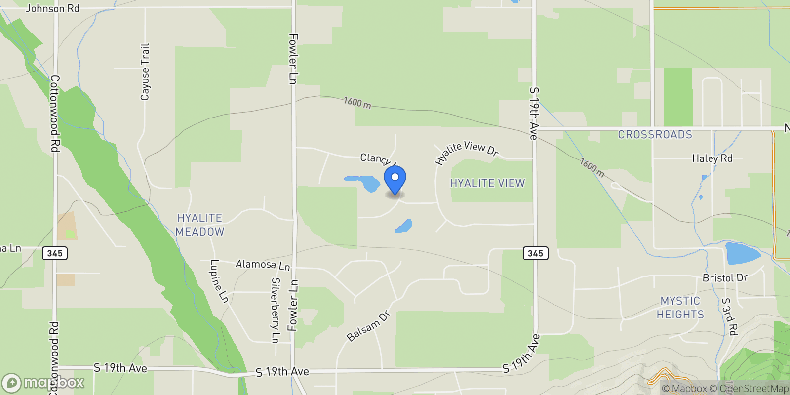 Map showing Lot 32 Clancy Way, Bozeman, Montana, United States.