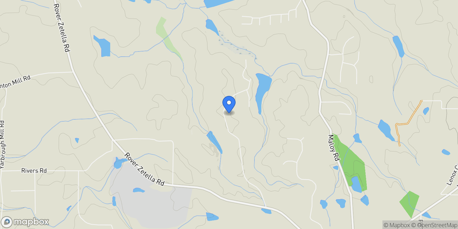 Map showing Williamson, Georgia, United States.