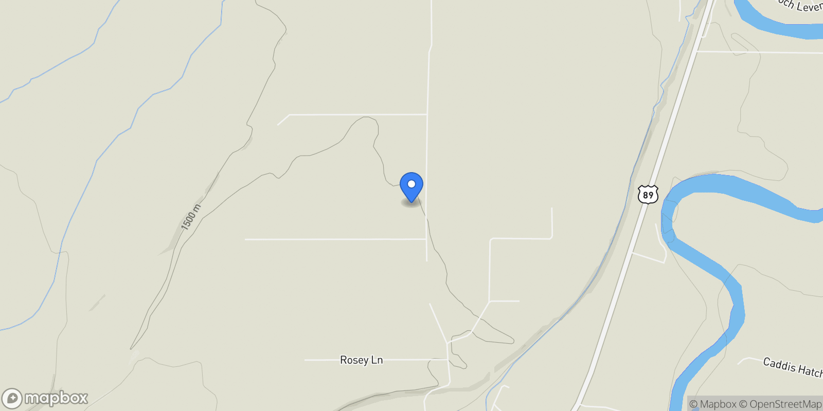 Map showing 138 Inverness, Livingston, Montana, United States.