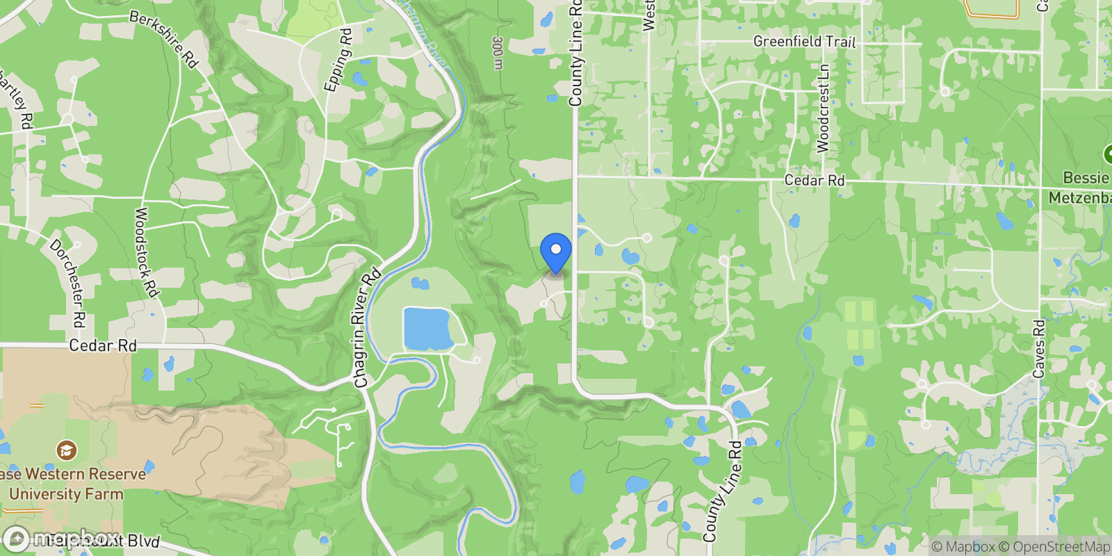 Map showing 7955 Gray Eagle Chase, Gates Mills, OH 44040, Gates Mills, Ohio, United States.