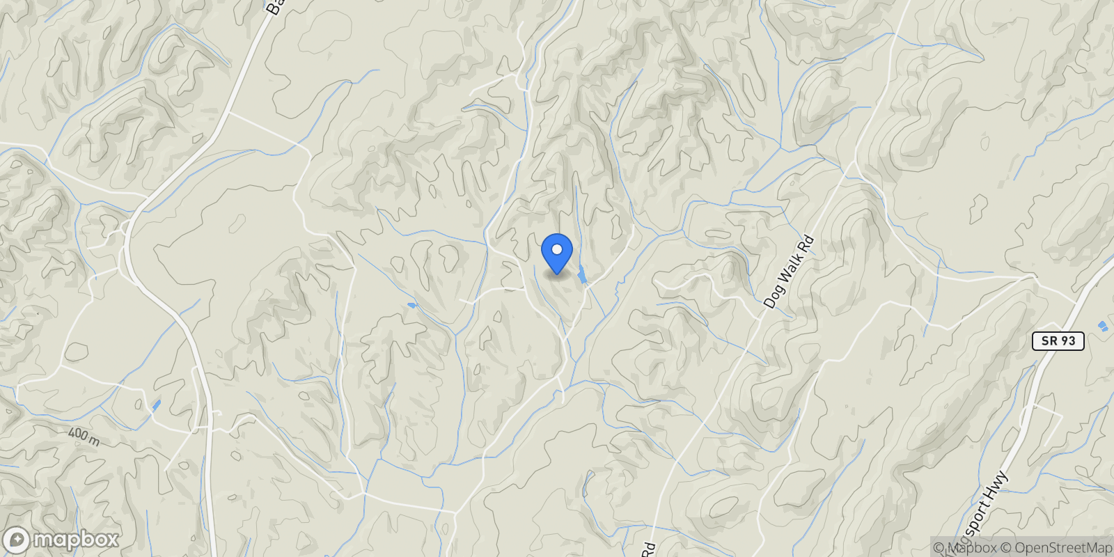 Map showing 5420 Whitehouse Road, Greeneville, TN 37745, Greeneville, Tennessee, United States.