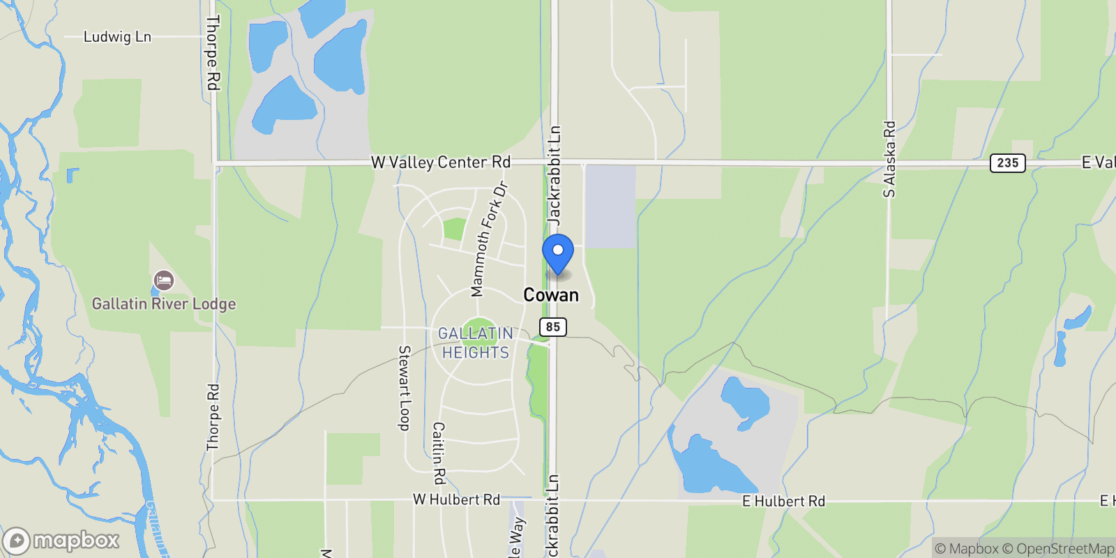 Map showing 2603 Fremont Street, Bozeman, Montana, United States.