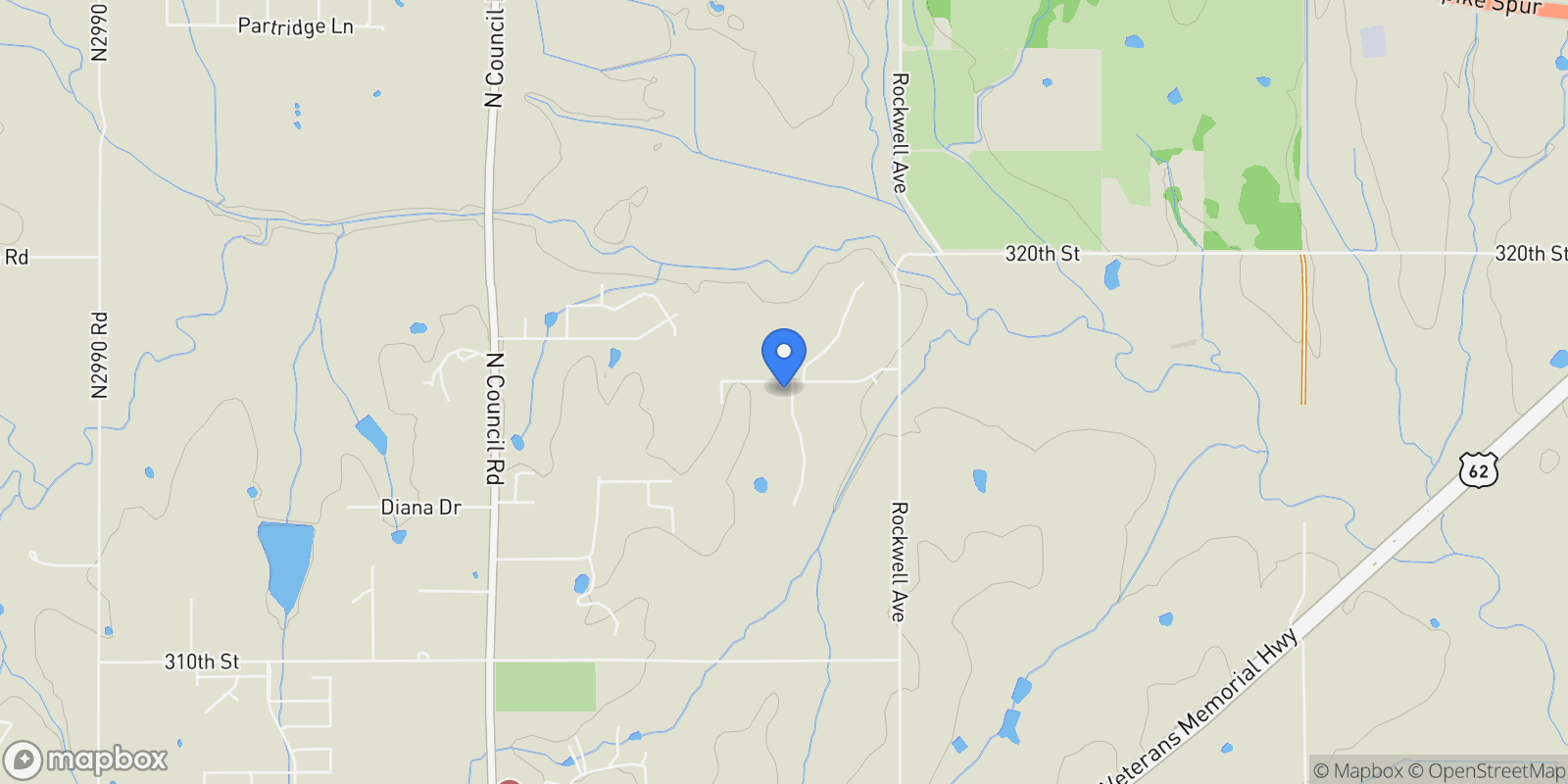 Map showing 1582 High Ridge Drive, Blanchard, OK 73010, Blanchard, Oklahoma, United States.