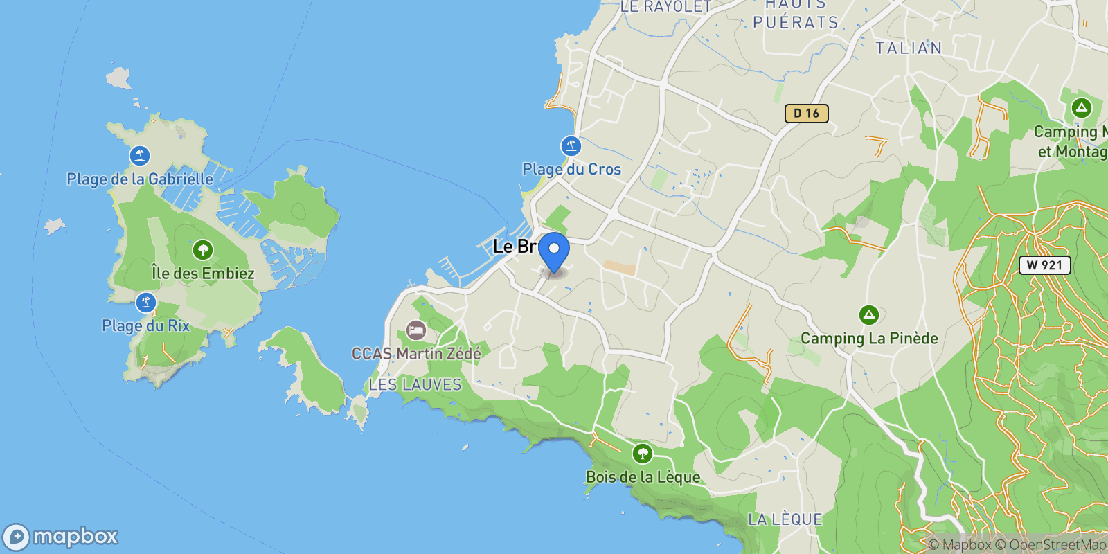 Map showing Six-Fours-les-Plages, Six-Fours-les-Plages, Six-Fours-les-Plages, Provence-Alpes-Côte d'Azur, France.