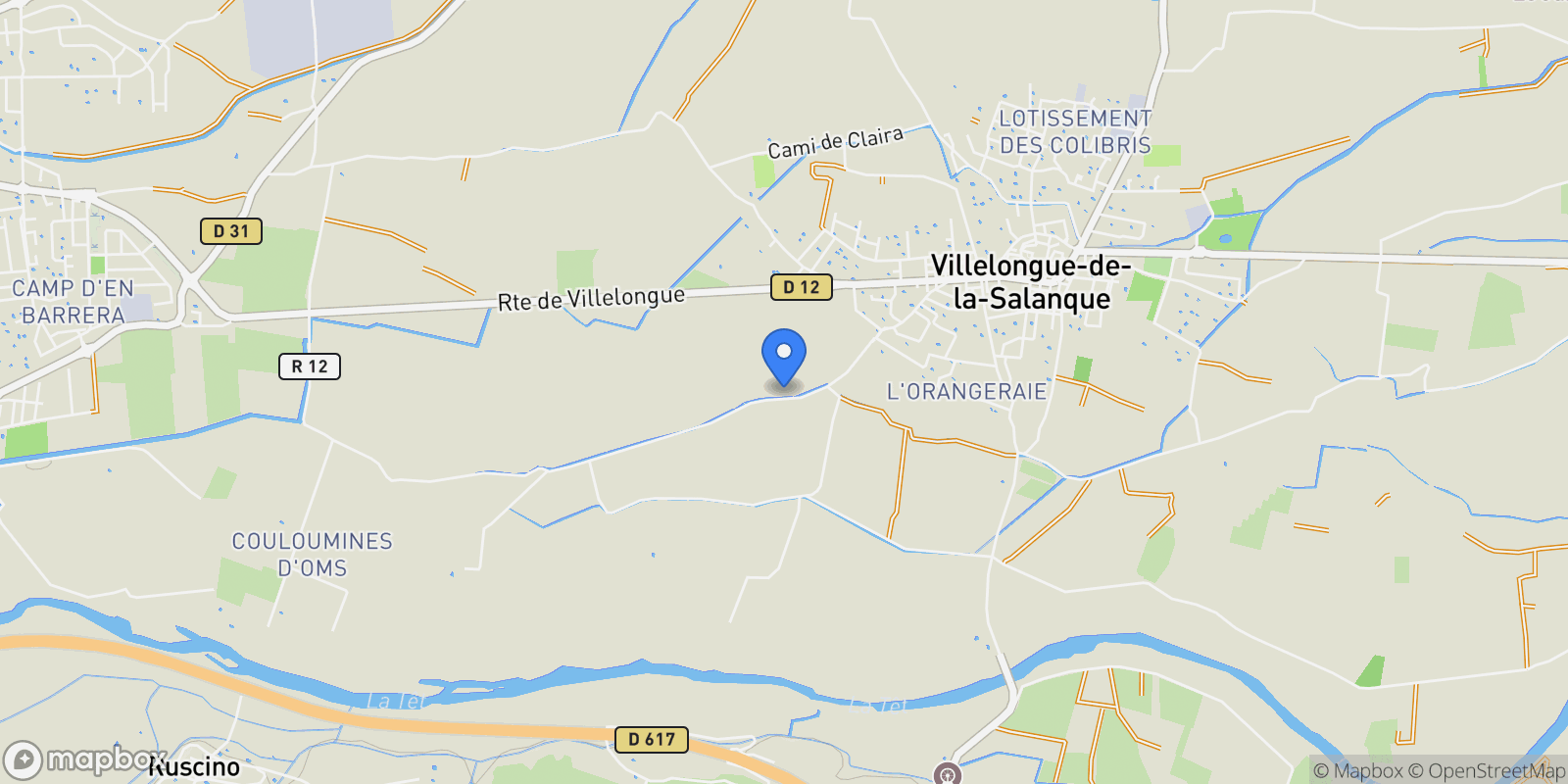 Map showing Villelongue-de-la-Salanque, Villelongue-de-la-Salanque, Villelongue-de-la-Salanque, Occitanie, France.