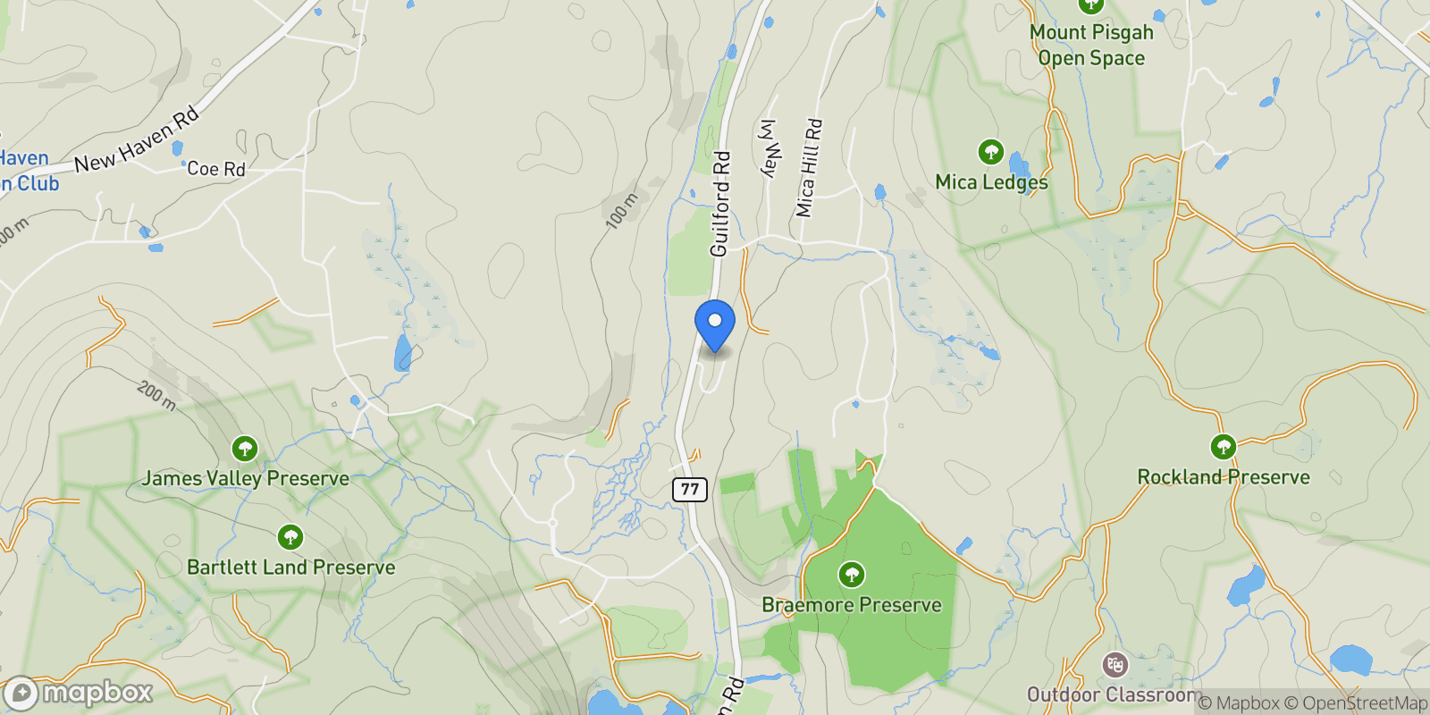Map showing 4 Jans Way, Guilford, Connecticut, United States.