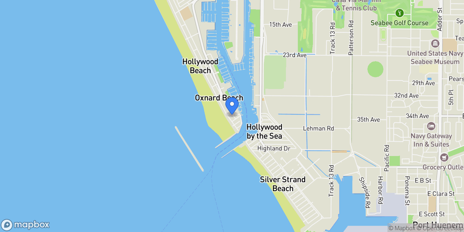 Map showing 3237 Playa Court, Oxnard, CA 93035, Oxnard, California, United States.