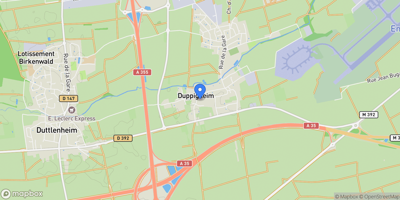 Map showing Duppigheim, Duppigheim, Duppigheim, Grand Est, France.