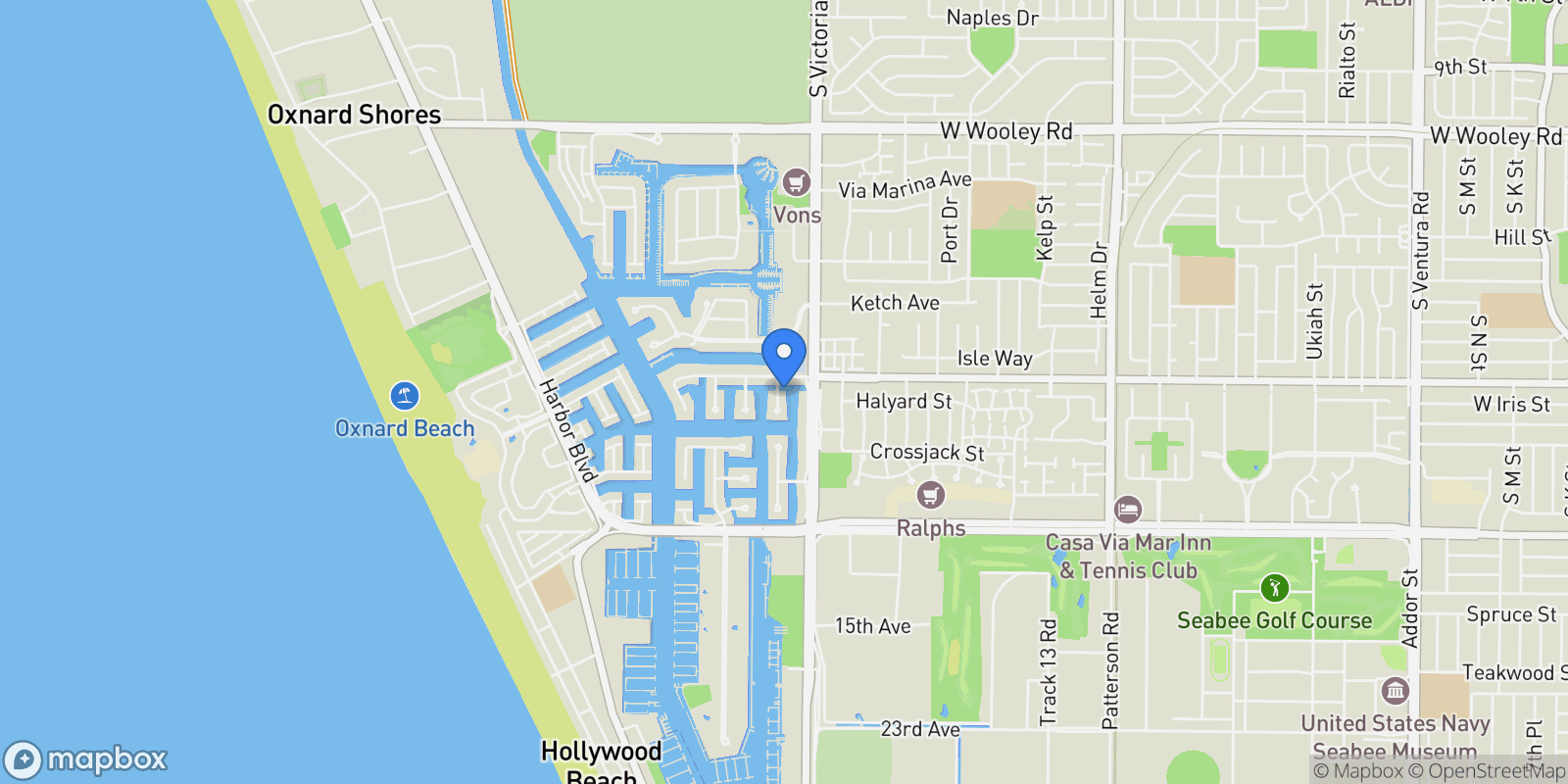 Map showing 2014 Napoli Drive, Oxnard, CA 93035, Oxnard, California, United States.