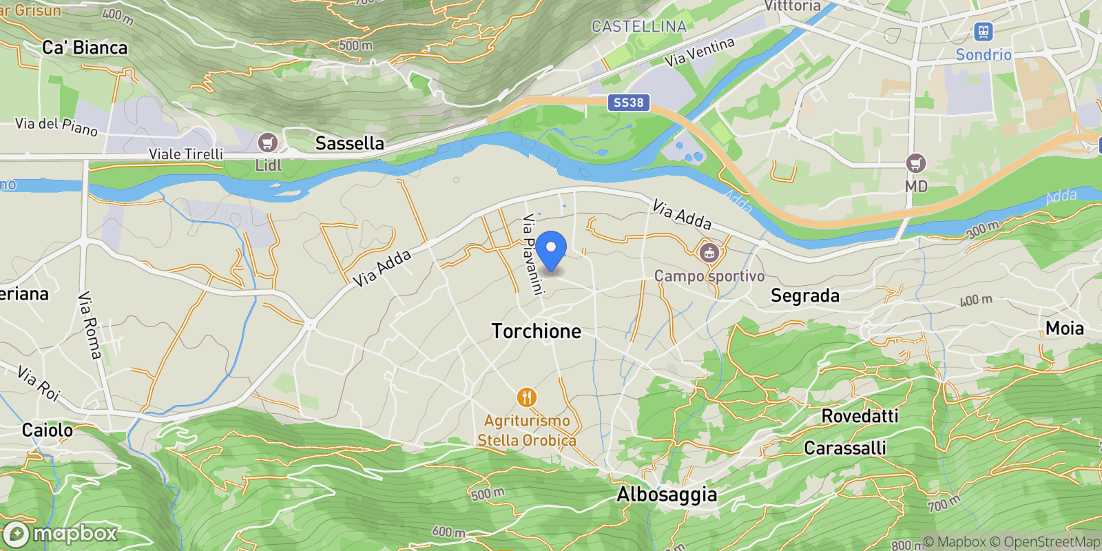 Map showing Via Piavanini, 4, Torchione-Moia, Lombardy, Italy.