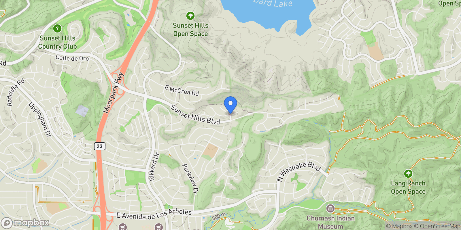 Map showing 3249 Springbrook Street, Thousand Oaks, CA 91362, Thousand Oaks, California, United States.