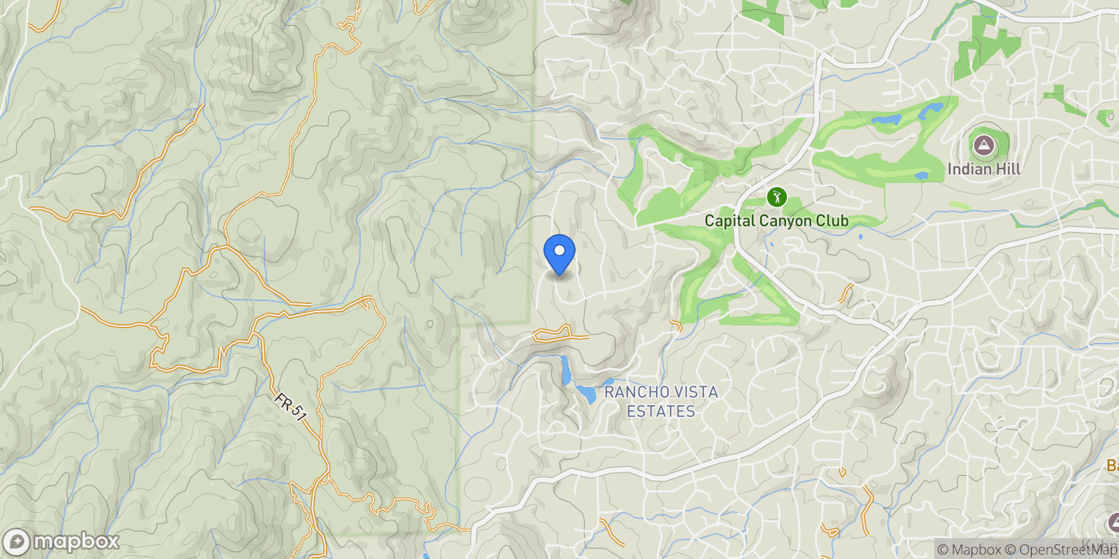 Map showing 2158 Forest Mountain Road, Prescott, Arizona, United States.