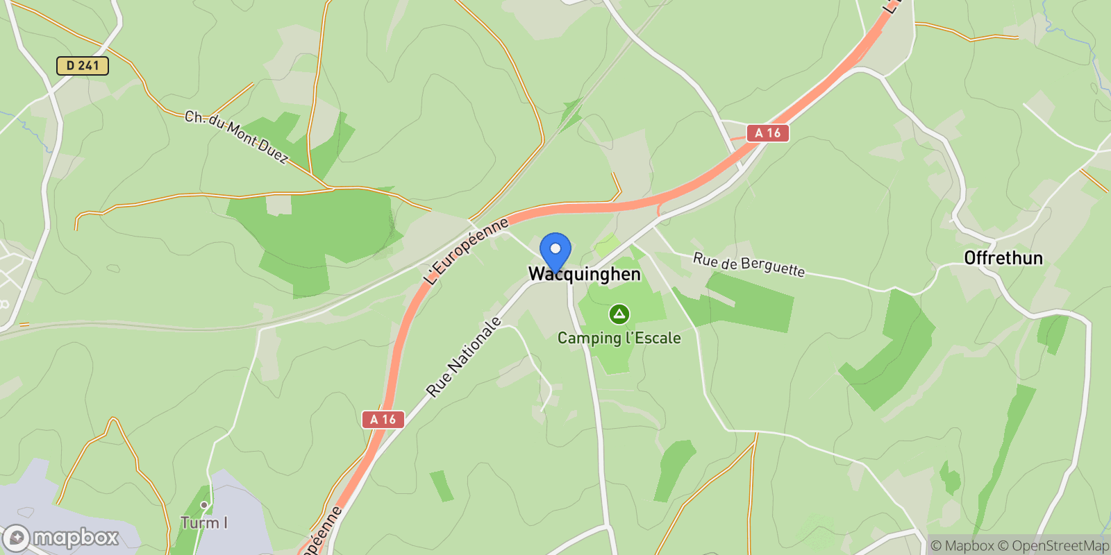 Map showing Wacquinghen, Wacquinghen, Wacquinghen, Hauts-de-France, France.