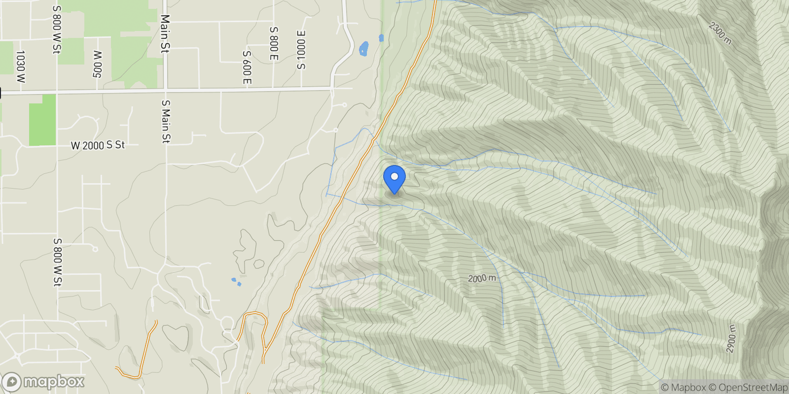 Map showing 1501 W ELK CIR, Mapleton, Utah, United States.